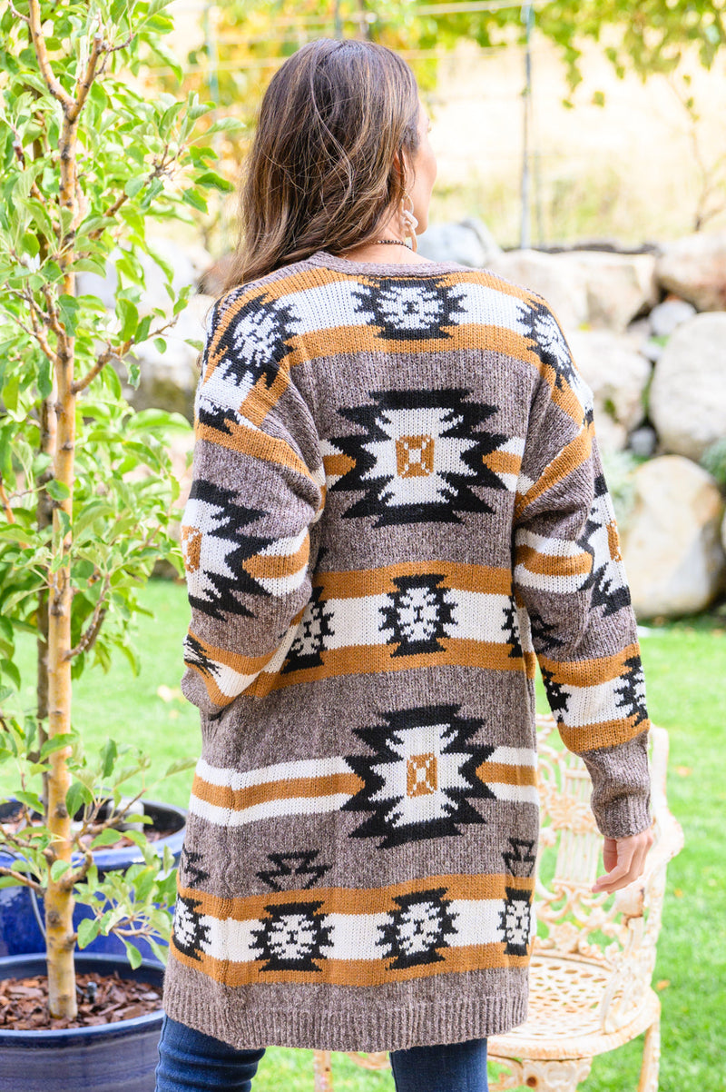 Remi Southwestern Print Cardigan