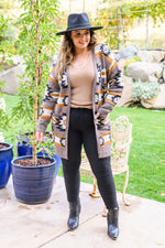 Remi Southwestern Print Cardigan