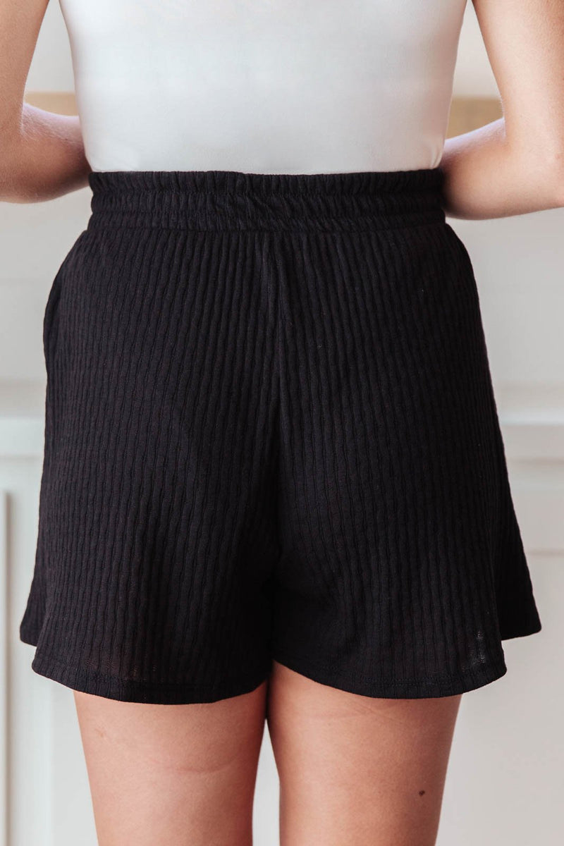 Ribbed & Ridiculously Comfy Shorts In Black