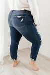 Judy Blue Ripped and Torn Dark Wash Jeans