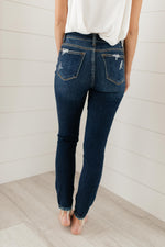 Judy Blue Ripped and Torn Dark Wash Jeans