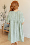 Rodeo Lights Dolman Sleeve Dress in Green