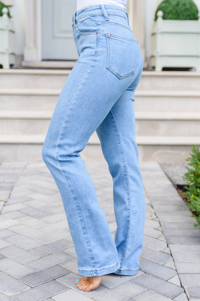 Risen Rylee 90s High Rise Straight Leg Jeans