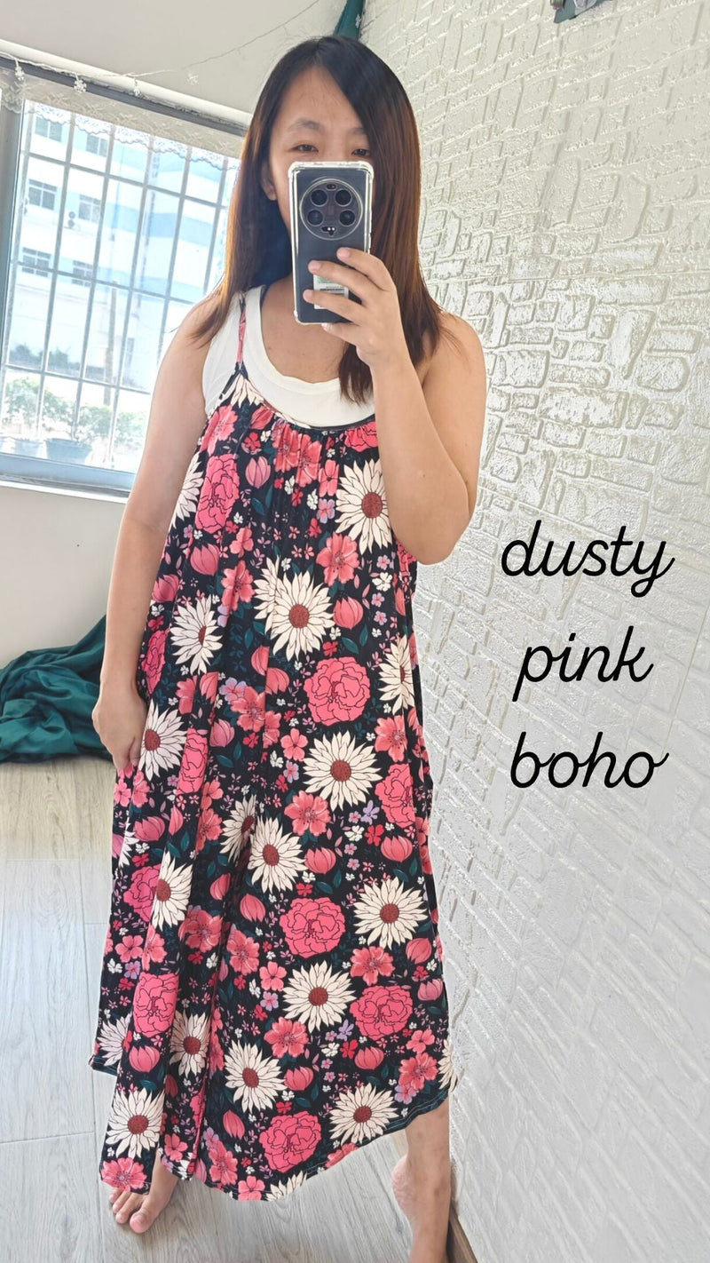 PREORDER: Relaxed Fit Jumpsuit in Assorted Prints