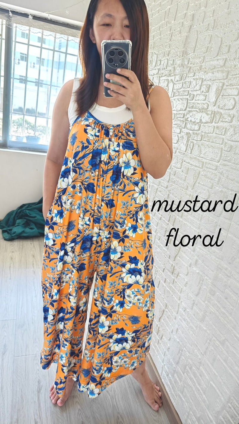 PREORDER: Relaxed Fit Jumpsuit in Assorted Prints