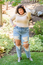 Judy Blue Sadie Vintage Straight Cut Destroy Jeans