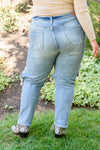 Judy Blue Sadie Vintage Straight Cut Destroy Jeans
