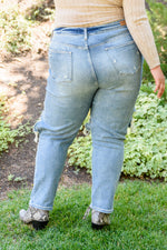 Judy Blue Sadie Vintage Straight Cut Destroy Jeans