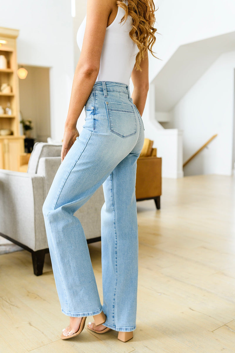 Judy Blue Sarasota High Rise Wide Leg Jeans