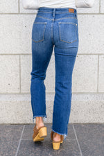 Judy Blue Sharpay Bootcut Stepped Hem Jeans