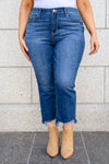 Judy Blue Sharpay Bootcut Stepped Hem Jeans