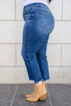 Judy Blue Sharpay Bootcut Stepped Hem Jeans