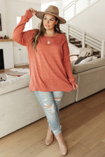 Show Off Sweater in Apricot