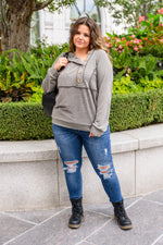 Side Step Long Sleeve Top