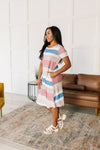 Simple Moments Striped T Shirt Dress