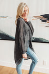 Slouchy Vibe Cardigan in Charcoal