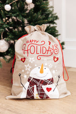 Snowman Santa Sack