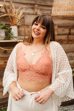 So This is Love Bralette in Coral Haze