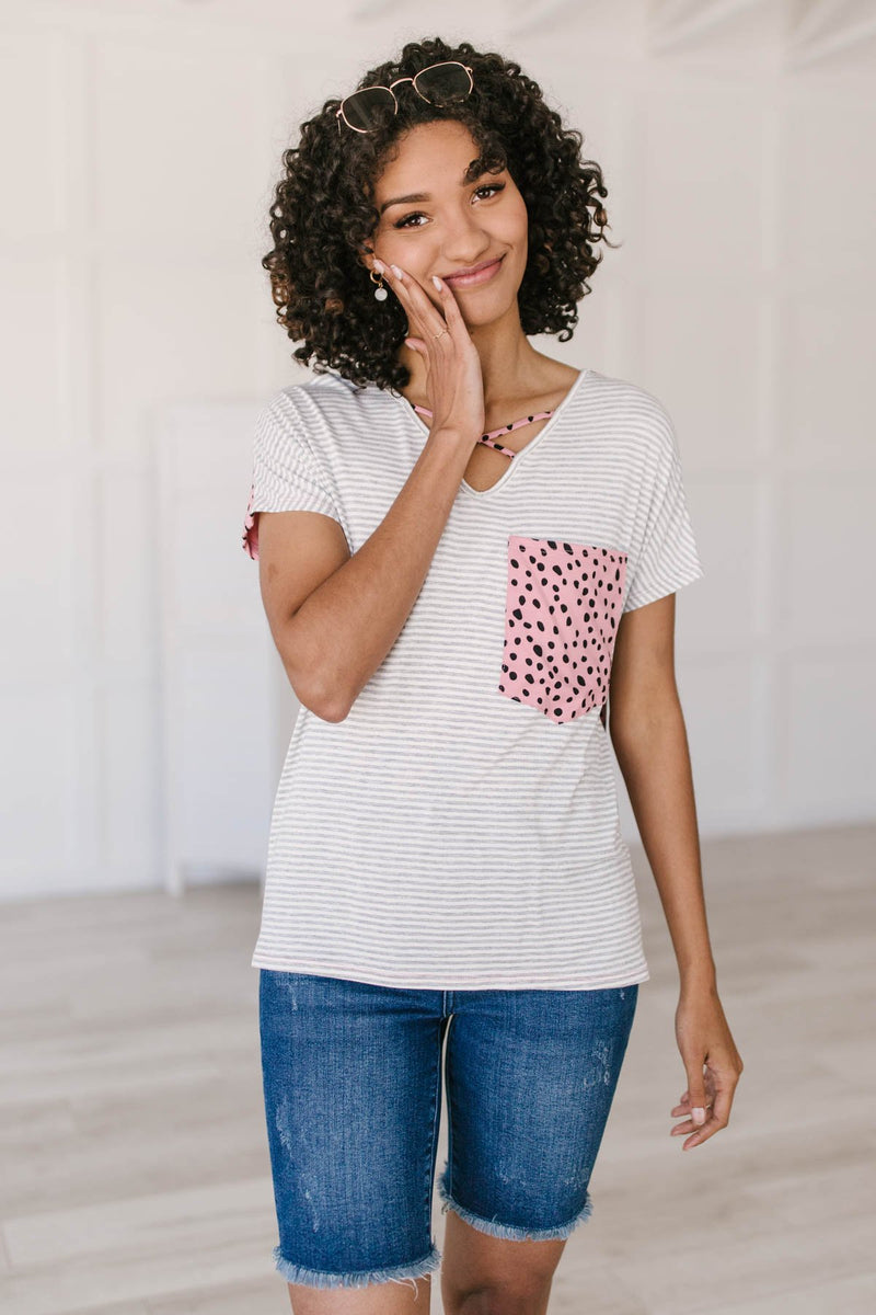 Spotty Connection Top