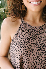 Sprinkled With Animal Print Top