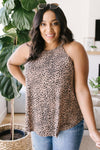 Sprinkled With Animal Print Top