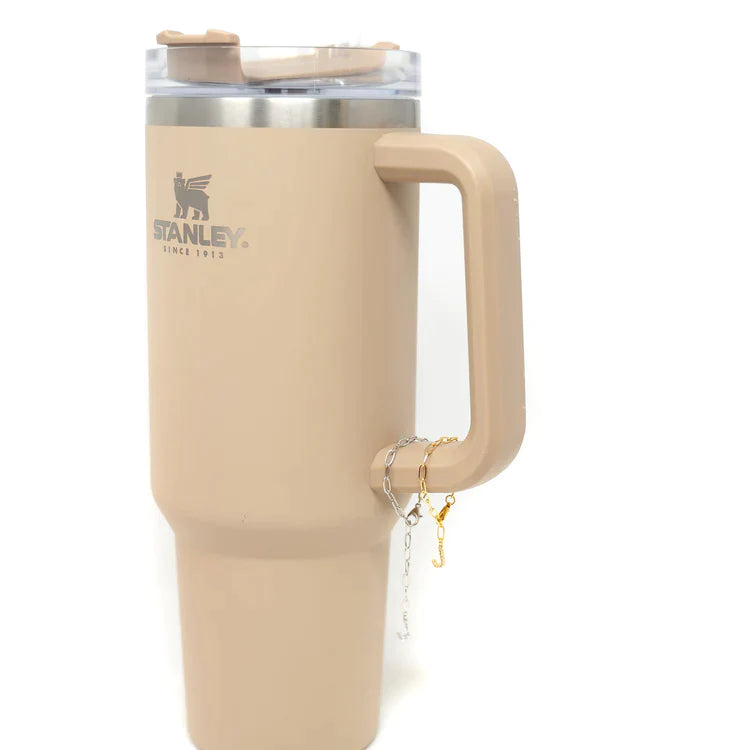 PREORDER: Tumbler Initial Charm