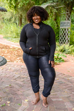 Staying Swift Activewear Jacket In Black