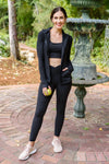 Staying Swift Activewear Jacket In Black