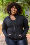 Staying Swift Activewear Jacket In Black