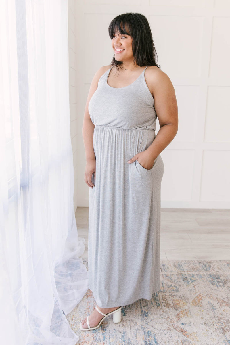 Summer Haze Maxi in Gray