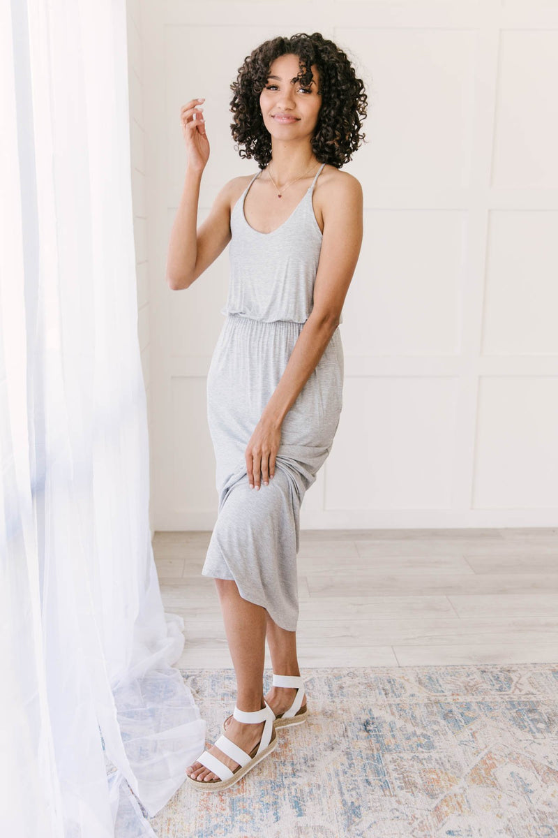 Summer Haze Maxi in Gray