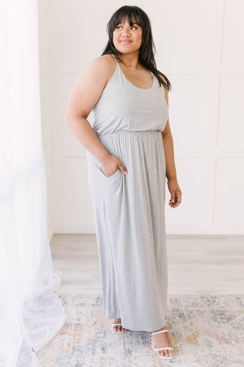 Summer Haze Maxi in Gray