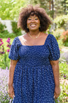 Sunday Market Dress in Blue