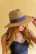 Sunny Rays Banded Accent Panama Hat