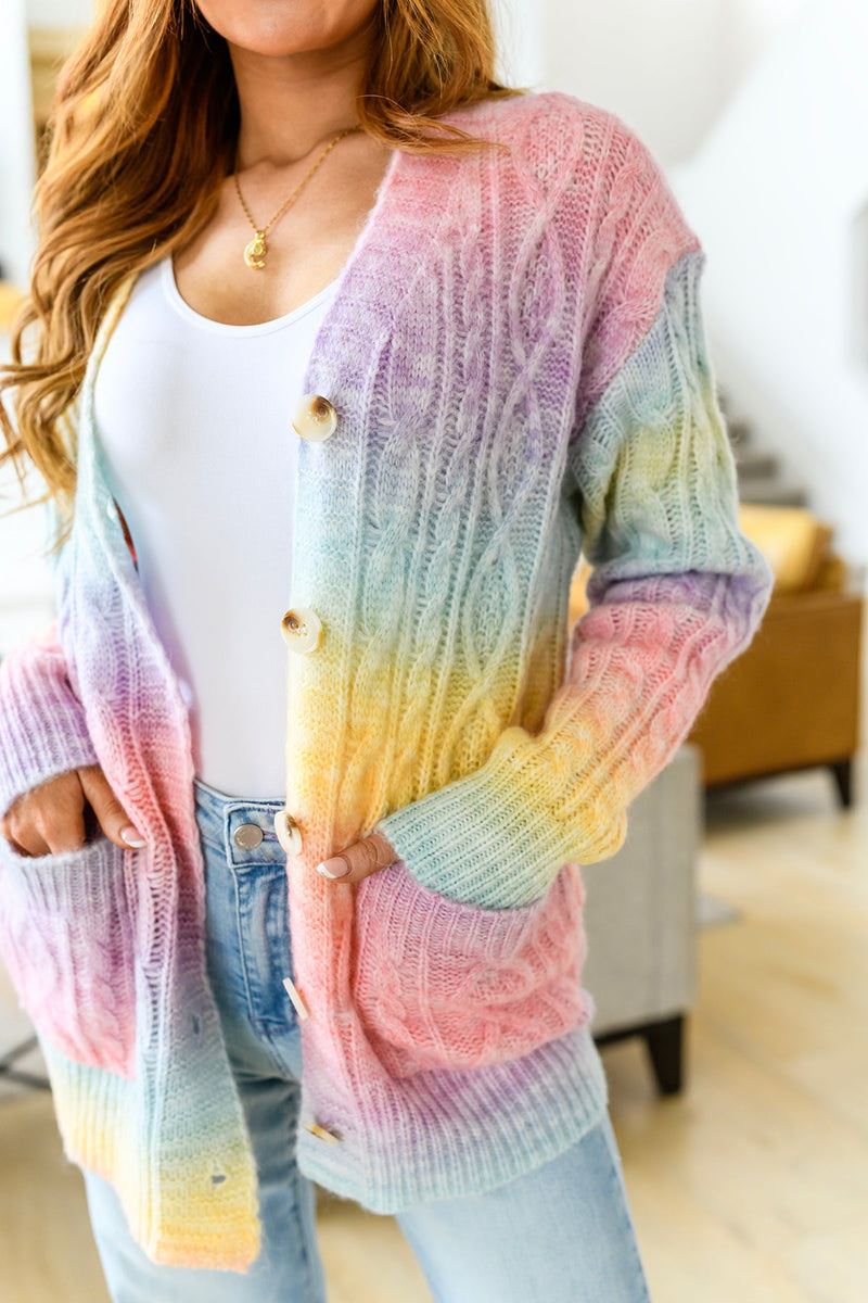 Sweet Dreams Rainbow Cardigan