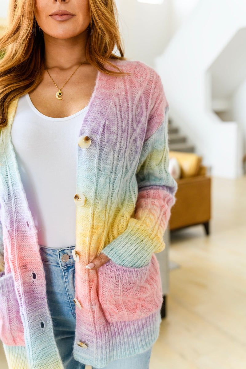 Sweet Dreams Rainbow Cardigan