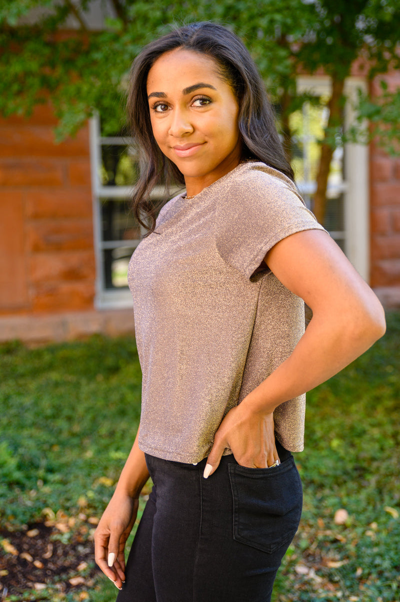 Sweetly Twinkle Short Sleeve Knit Top