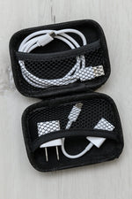Tech Accessory Pouch In Black
