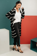 The Janessa Striped Cardigan