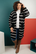 The Janessa Striped Cardigan