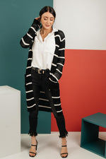 The Janessa Striped Cardigan