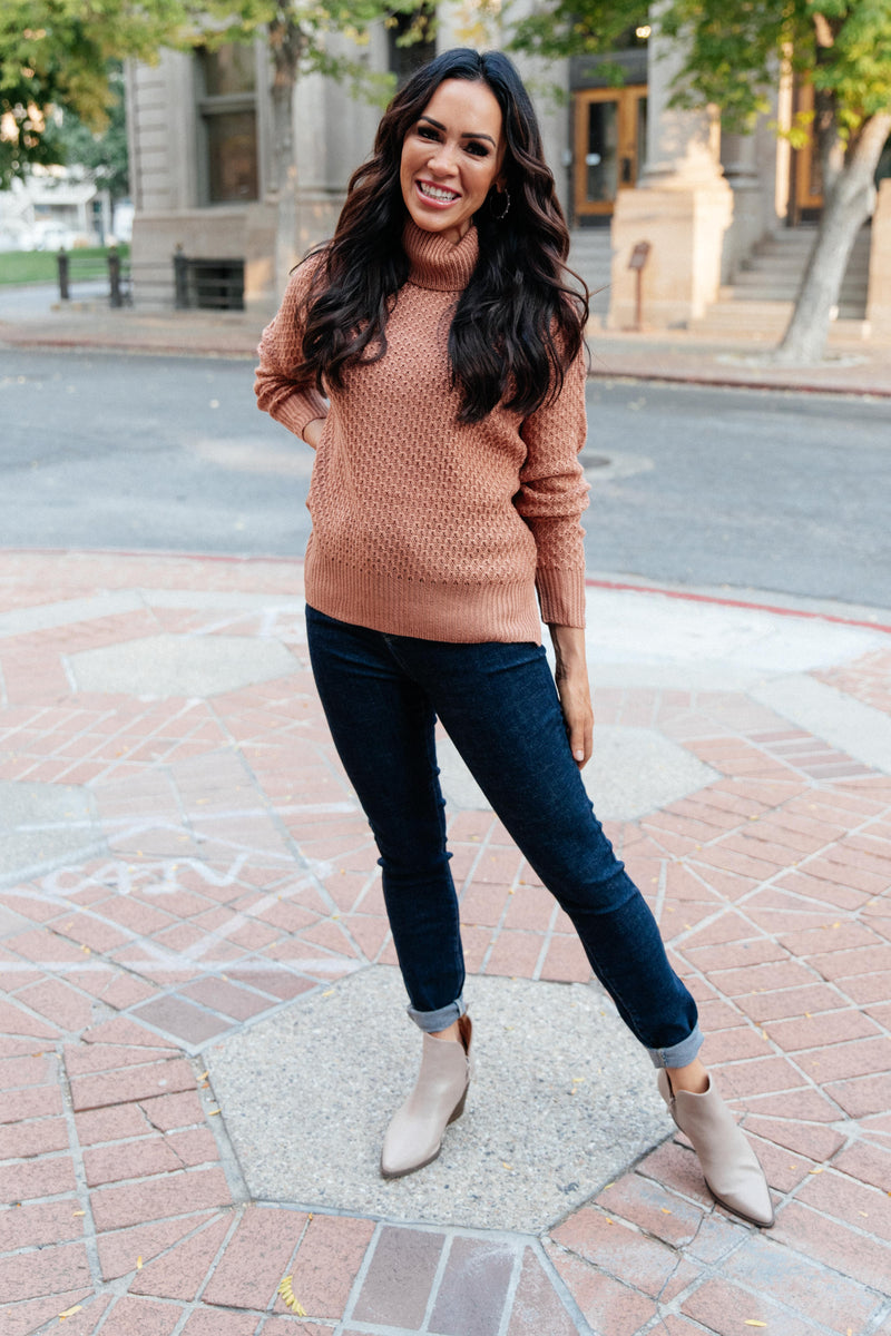 The Kelsey Sweater in Ginger