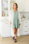 The Way Back Dress in Sage