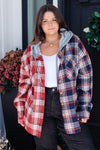 Thinking Out Loud Hooded Flannel