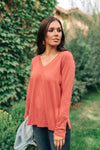 Tiffany Top in Rust