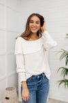 Top Tier Sweater in Ivory