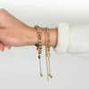 PREORDER: Tri Tone Adjustable Bracelet in Assorted Sizes