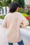 True Feelings Multi Color Mixed Thread Cardigan