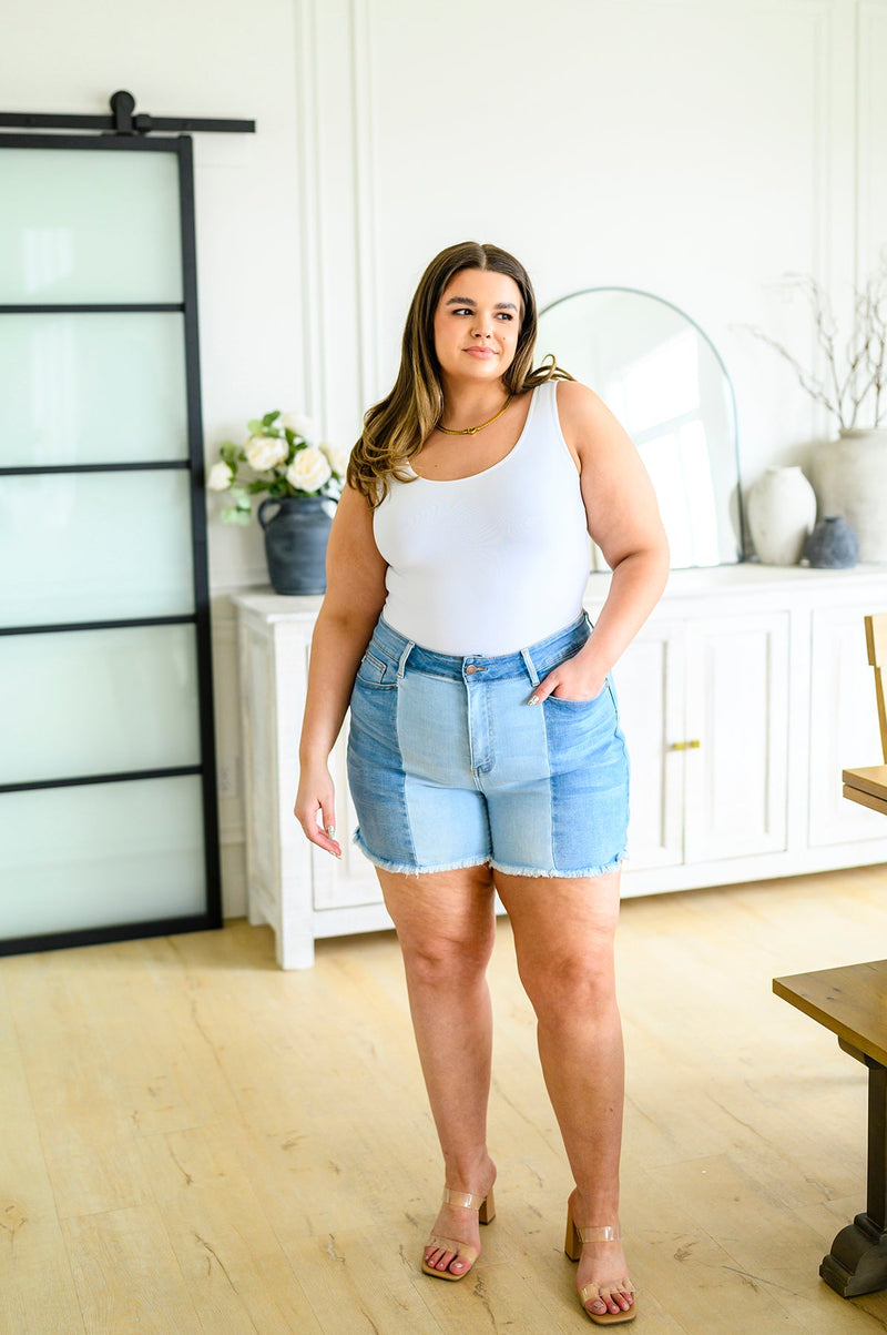 Judy Blue Two-Toned Shorts