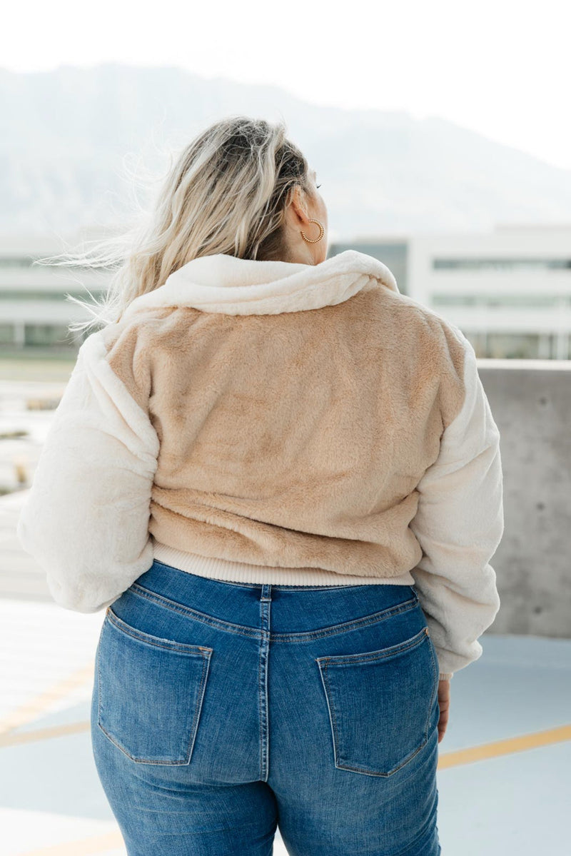 Two Toned Teddy Bear Jacket